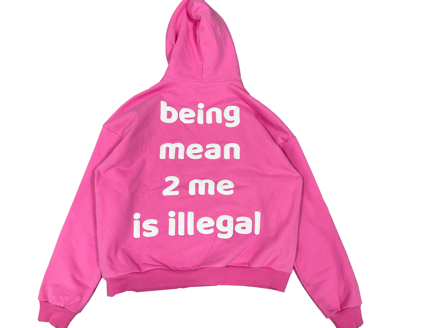 being mean 2 me is illegal Oversize Hoodie