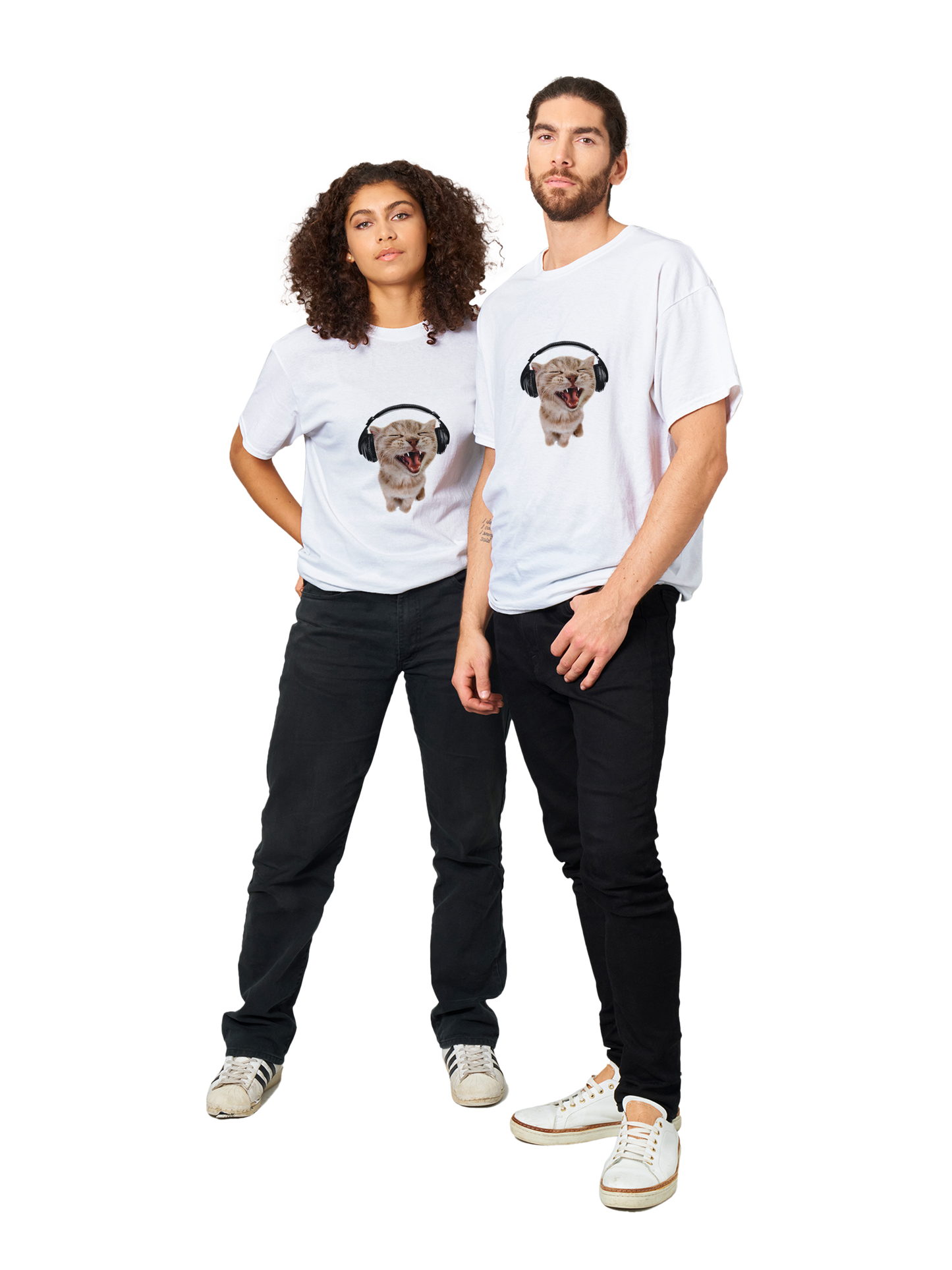 słuchawki kicia T-shirt