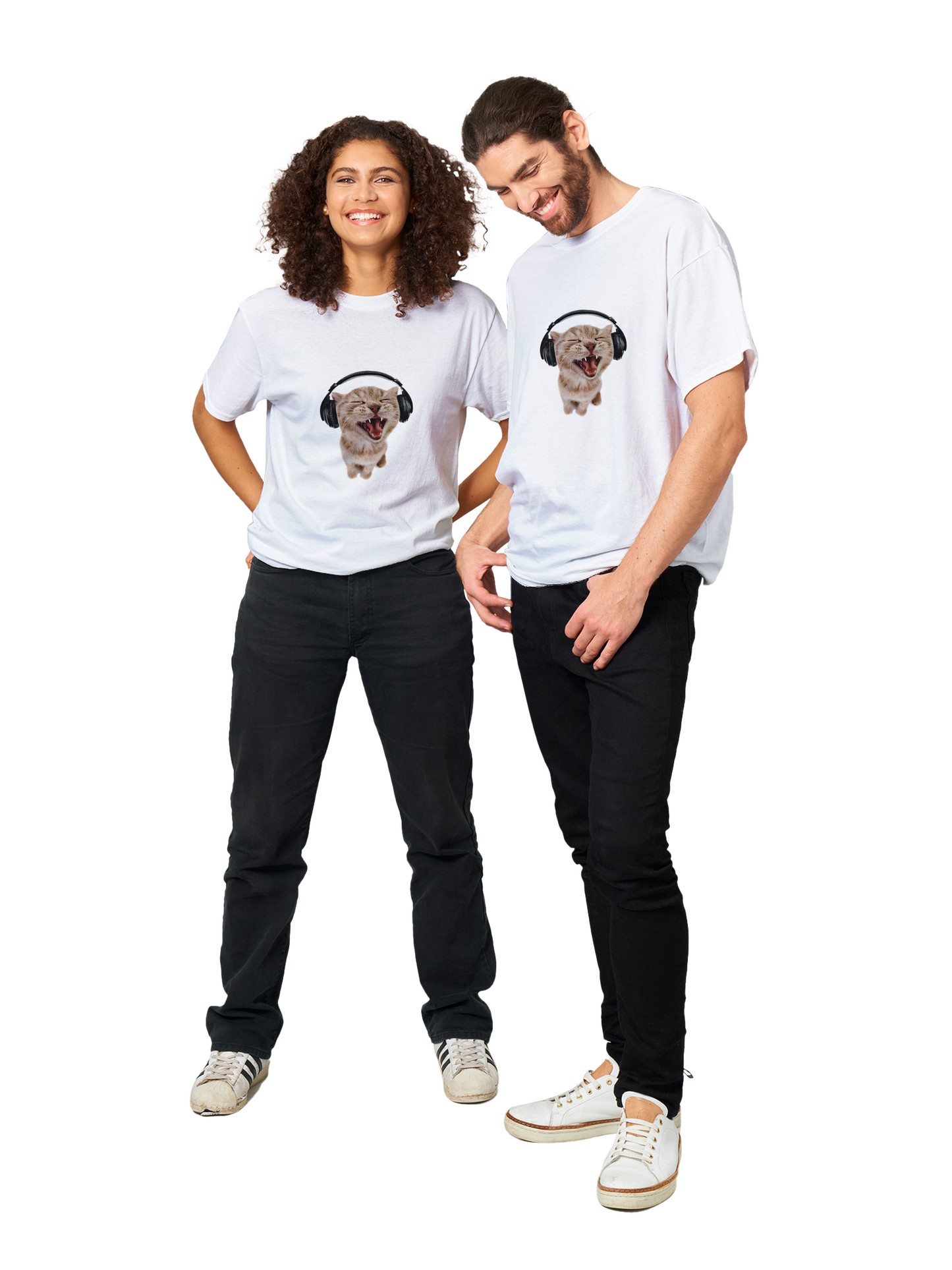 słuchawki kicia T-shirt