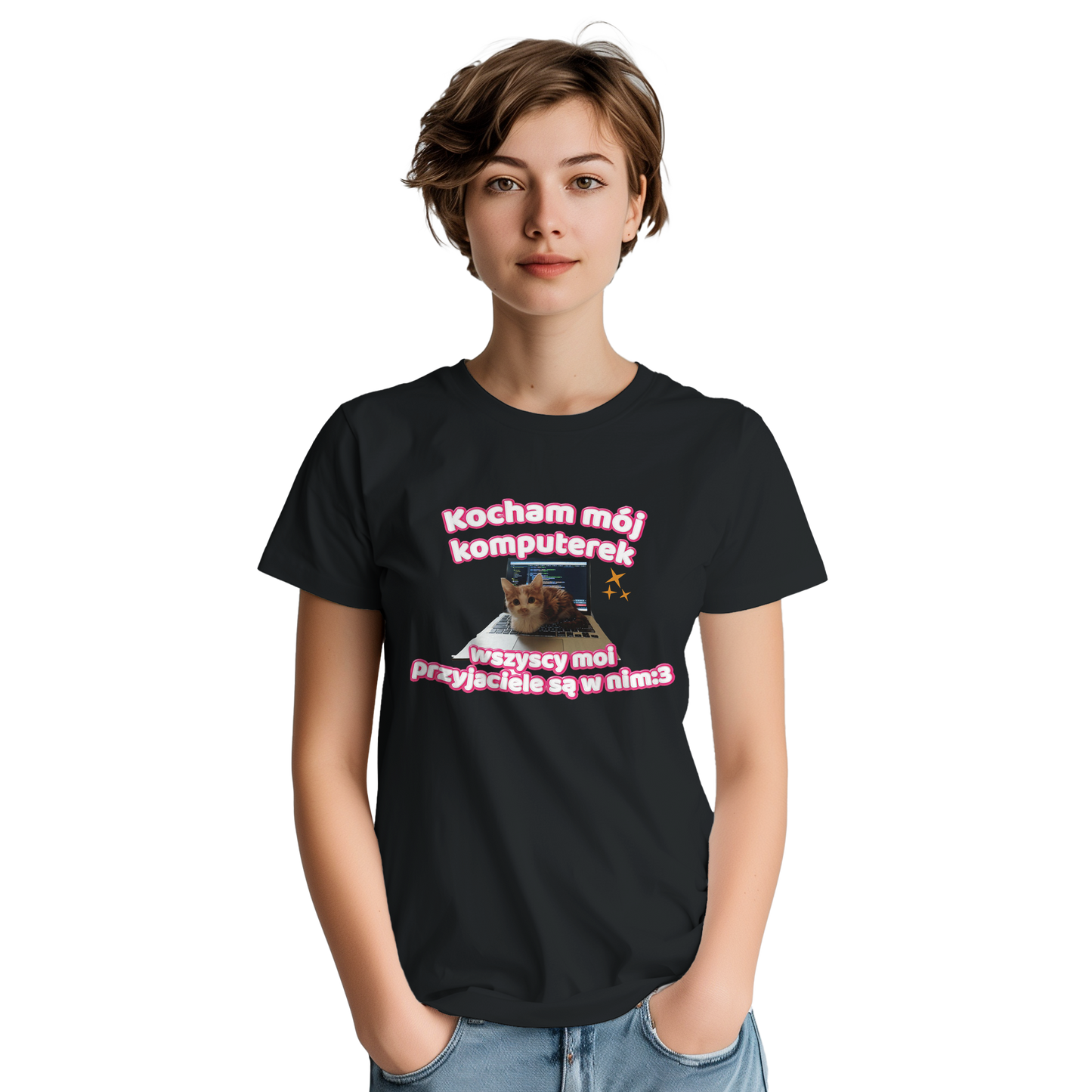 Kocham mój komputerek T-shirt