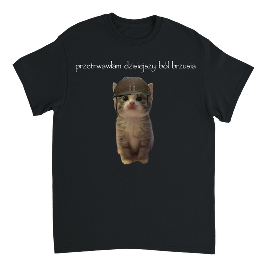 przetrwałam dzisiejszy ból brzusia T-Shirt