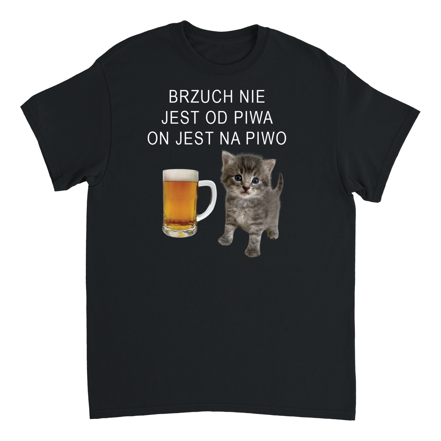 ten brzuch nie jest od piwa T-Shirt