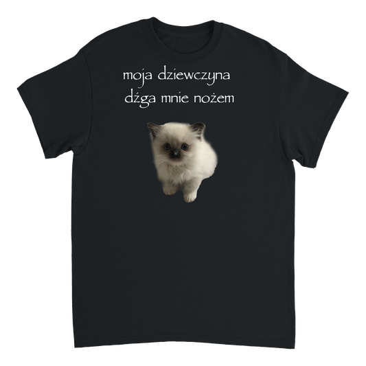 moja dziewczyna mnie dźga T-Shirt